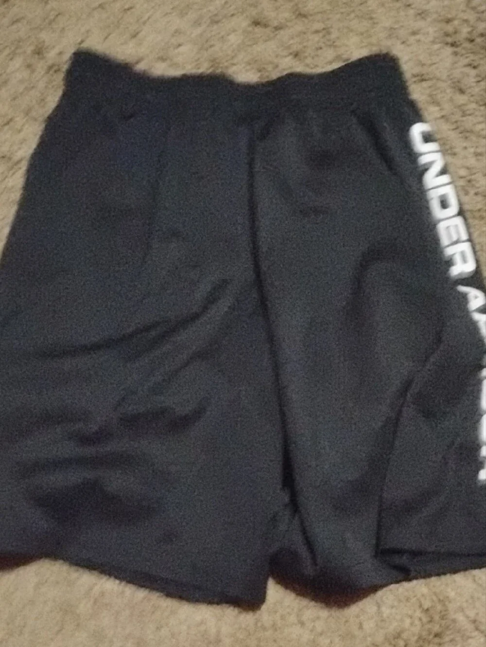 Kids Black Under Armour Shorts I'm Size Medium